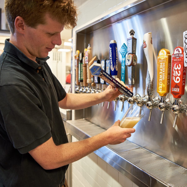 Staff Pouring Beer